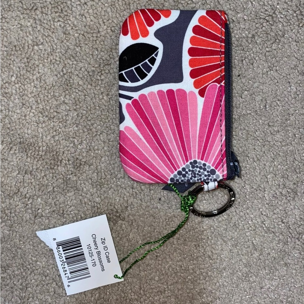 Vera Bradley ID Wallet Lanyard New Small Wallet Cute